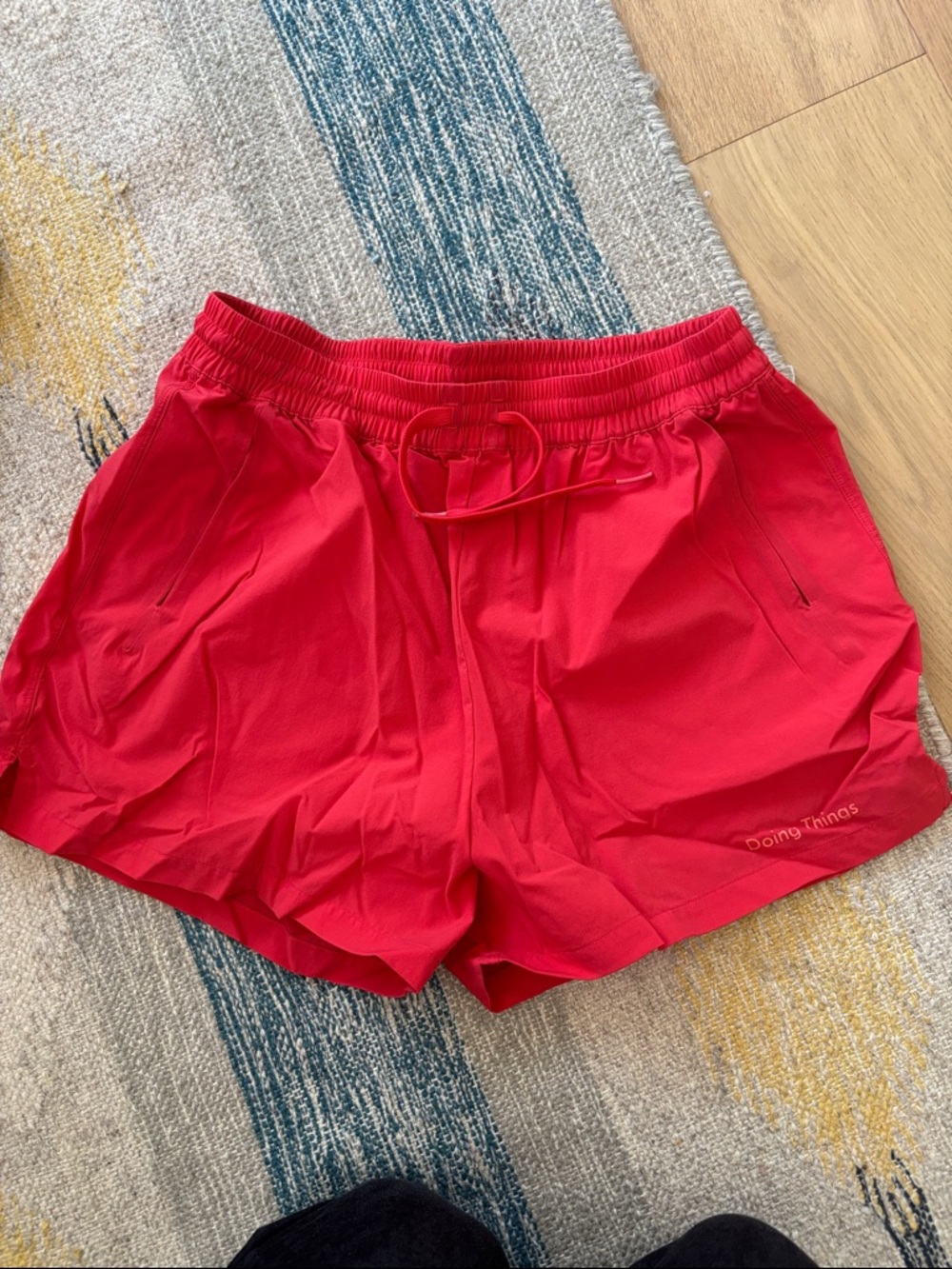 Outdoor Voices Bright Red Athletic Shorts